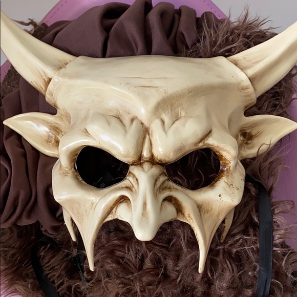 Halloween Burning Man custom mask - Picture 2 of 3